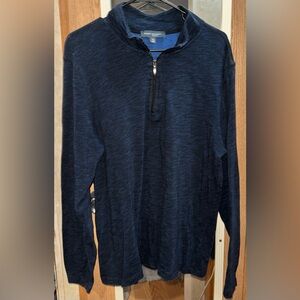 Robert Barakett Montréal 1/4 Zip Pullover – Navy Blue – Size XL